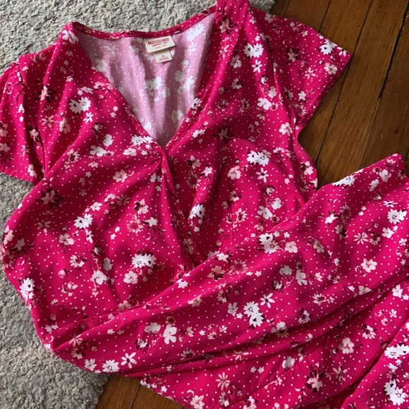 2/$10 - pink floral dress - Picture 2 of 2